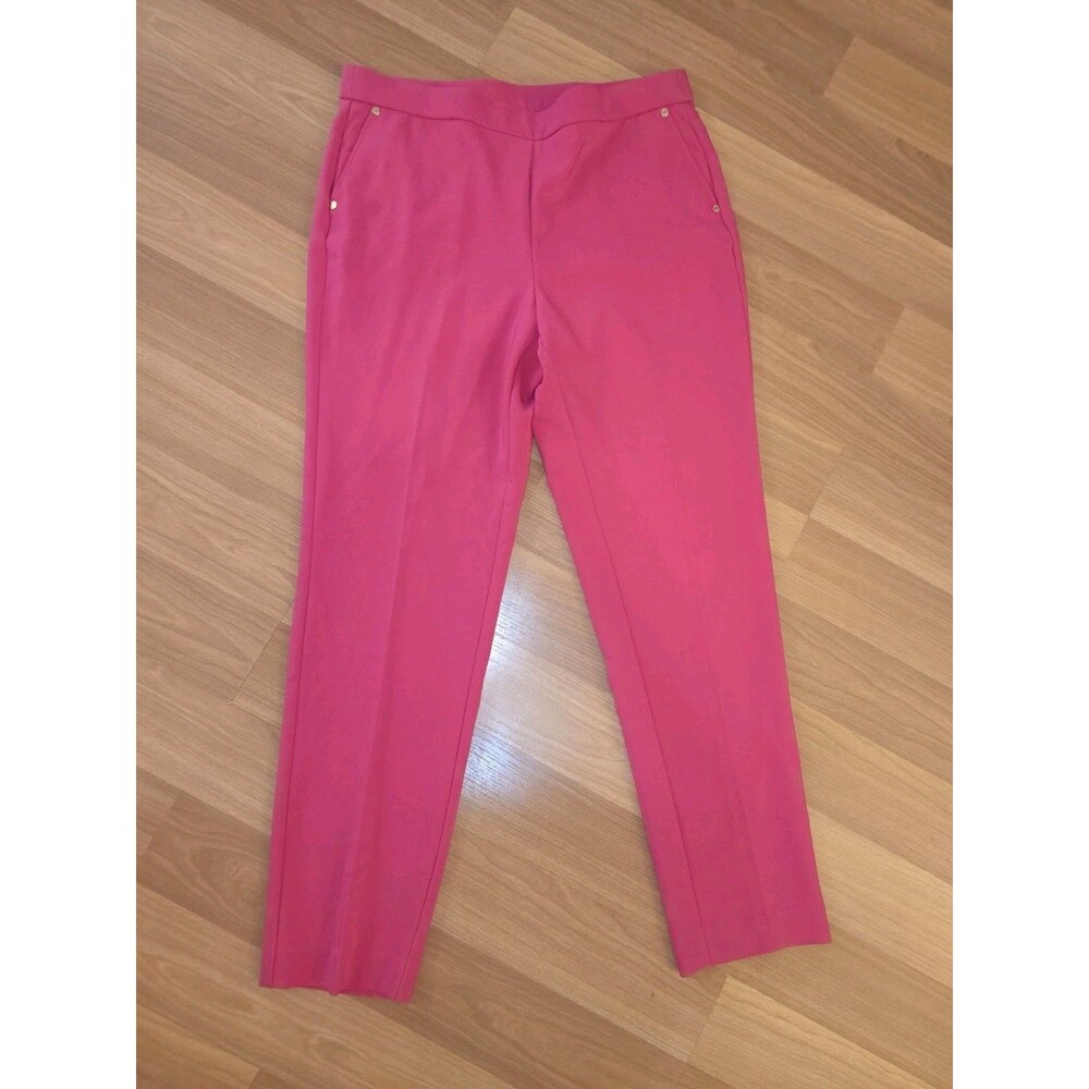 Anne Klein Size Large Womens Dress Slacks Hot Pink